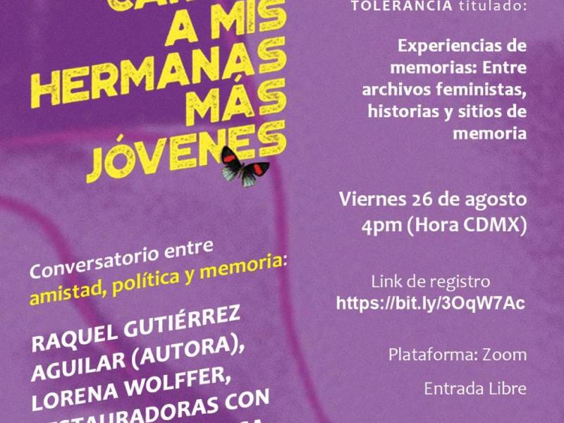 La liga en la presentación de CARTAS A MIS HERMANAS MÁS JÓVENES de Raquel Gutiérrez